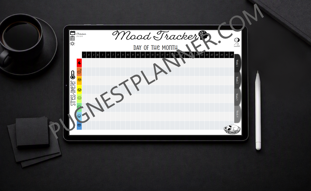 The PugNest™ Planner | Autumn 2026 Interactive Digital Planner & Seasonal Life Planner